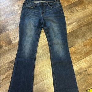Old Navy Dark Blue Curvy Bootcut Jeans size 8